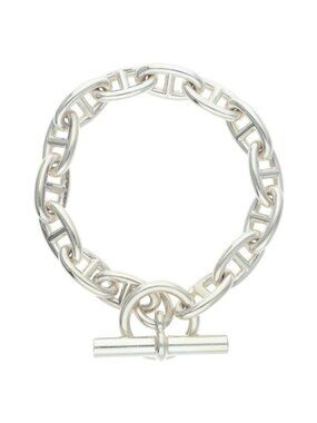 Hermes Chaine D'ancre GM Silver Bracelet